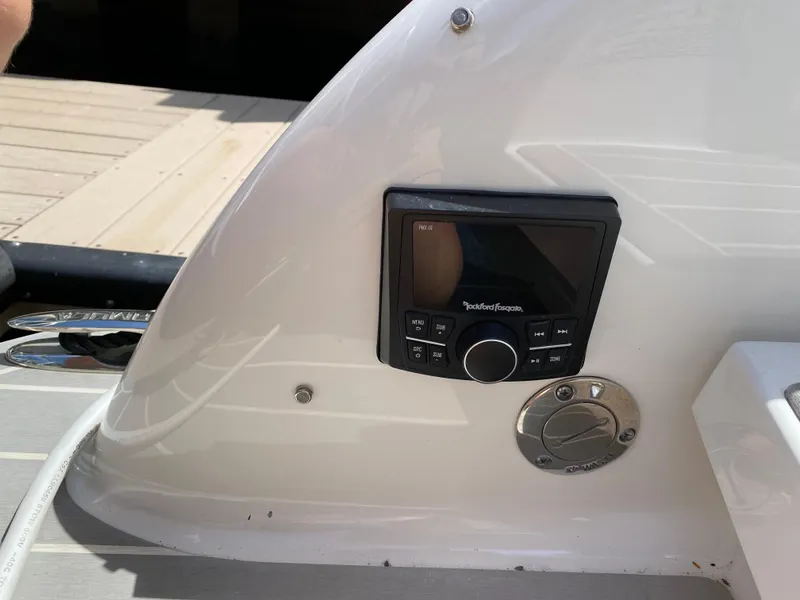 Slide: The Image of Control panel on 2021 Formula 310 Bowrider I/O boat dashboard. - 15