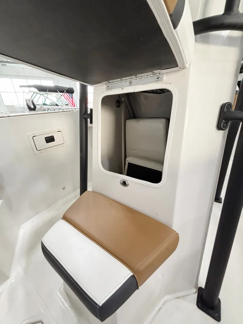 Slide: The Image of Interior of Starcraft SVX 231 OB CC boat, year 2025. - 15