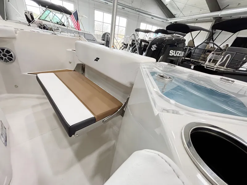 Slide: The Image of Interior view of Starcraft SVX 231 OB CC boat, year 2025. - 18