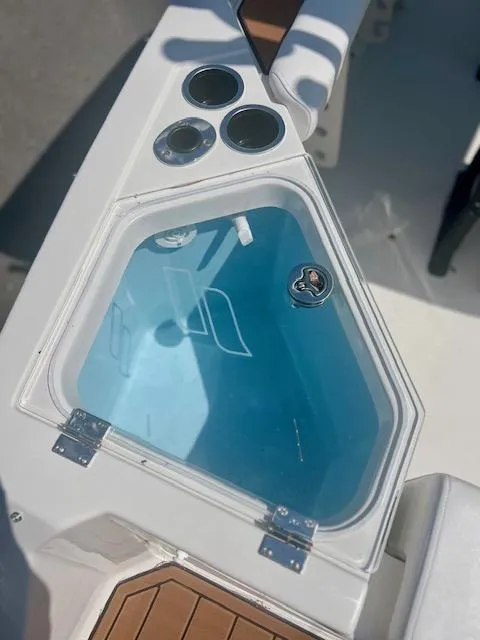 Slide: The Image of Control console of Starcraft SVX 231 OB CC boat, year 2025. - 3