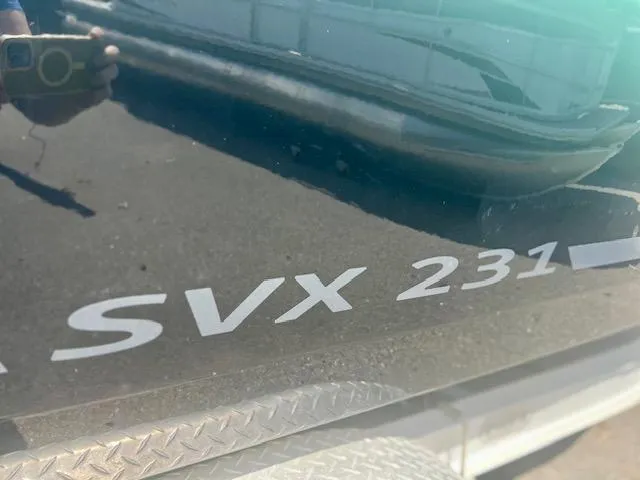 Slide: The Image of Dashboard of Starcraft SVX 231 OB CC boat, year 2025. - 5