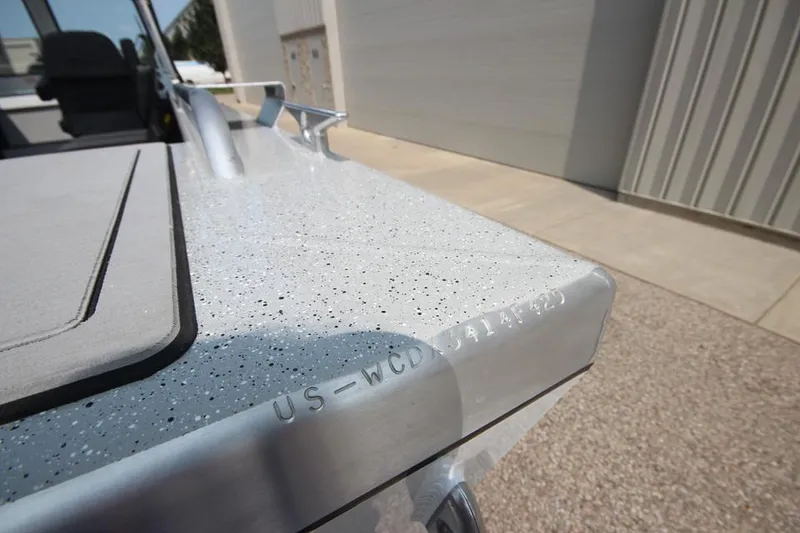 Slide: The Image of 2025 Weldcraft 200 Rebel F150 boat detail, showcasing sleek design and craftsmanship. - 11