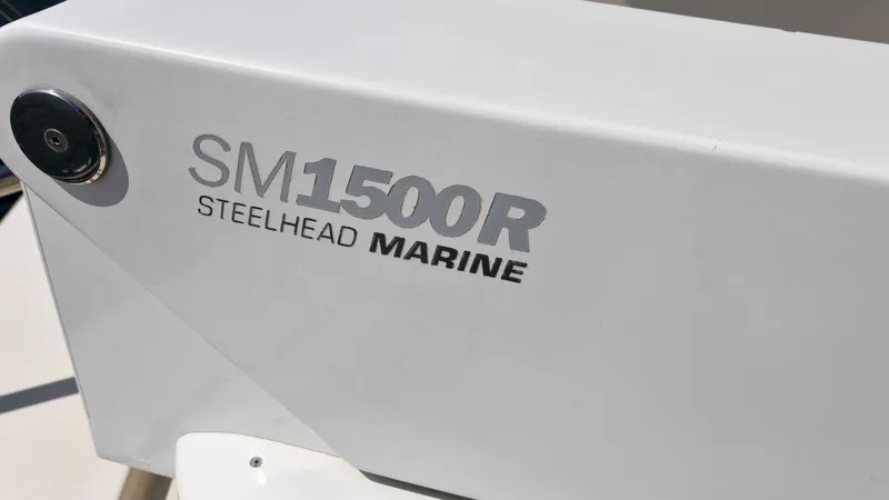 Slide: The Image of SM1500R Steelhead Marine equipment on 2004 Grand Harbour Motor Yacht. - 33