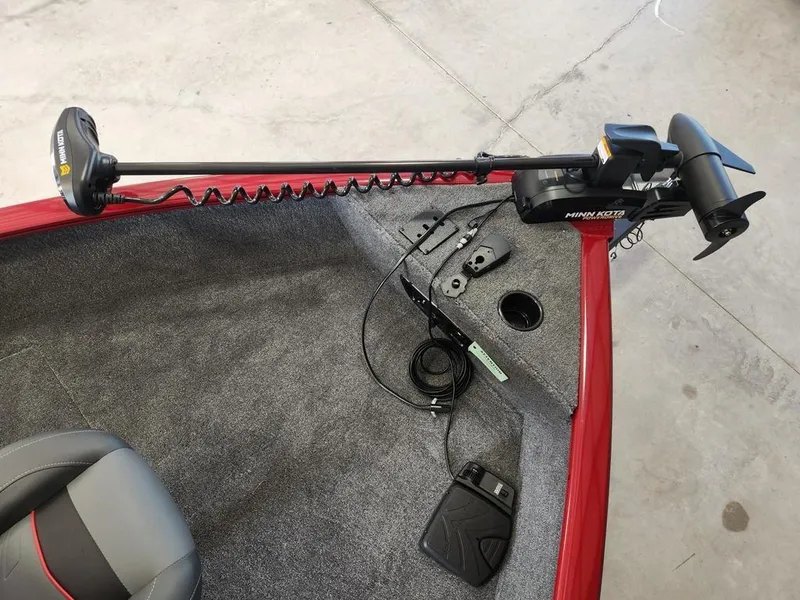 Slide: The Image of 2025 Tracker Pro Guide V-175 Combo boat with Minn Kota trolling motor. - 10