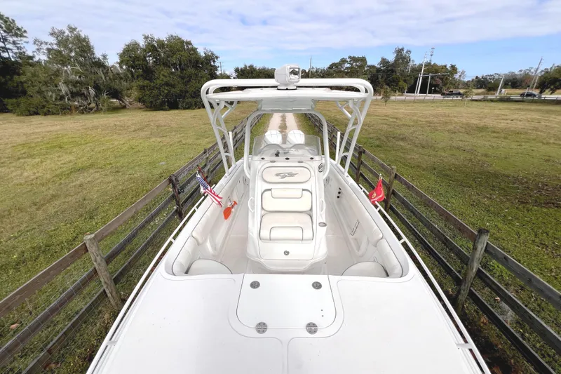 Slide: The Image of Fusion MS-NRX300 audio control panel on 2021 Glasstream 280 SCX boat. - 37