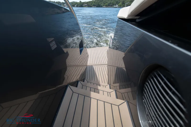 Slide: The Image of 2024 Dutch American Iconic DA 50 boat, rear deck view on water. - 30