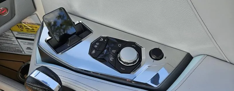 Slide: The Image of 2025 Nautique Super Air Nautique G23 control panel with sleek design and modern features. - 32