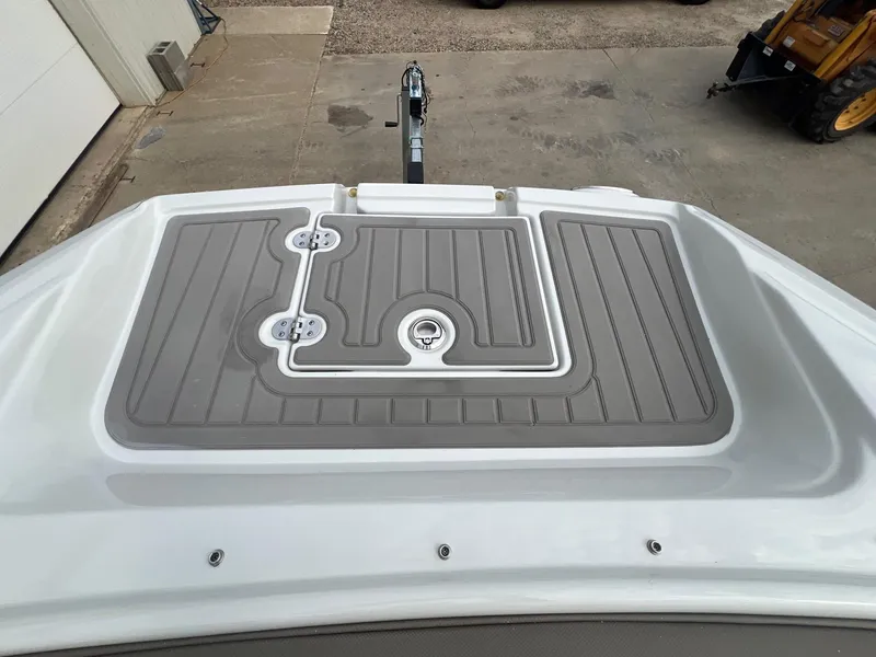 Slide: The Image of 2019 Crownline Eclipse E285 boat deck with non-slip surface. - 11