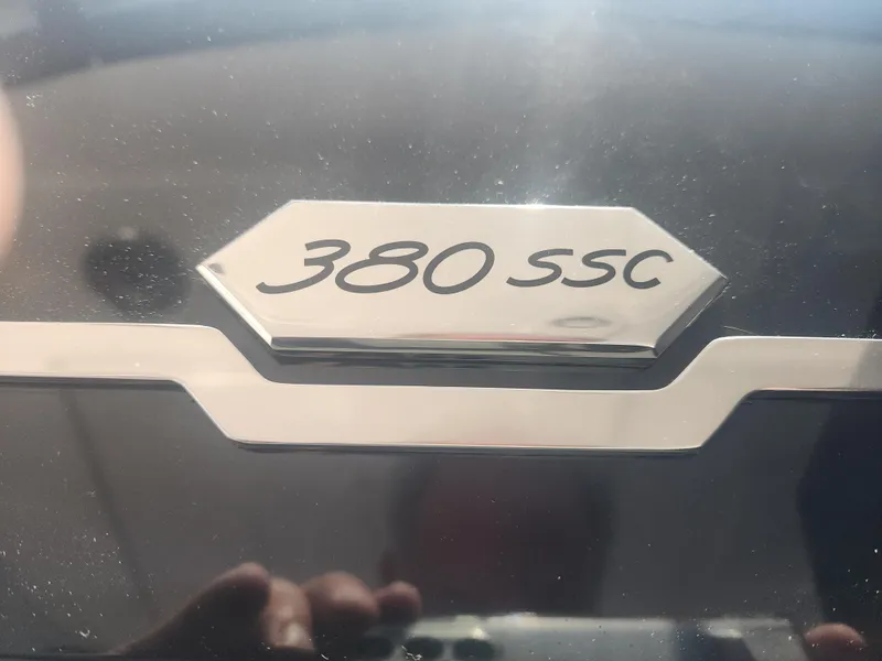 Slide: The Image of Close-up of 2021 Formula 380 Super Sport Crossover OB emblem. - 26