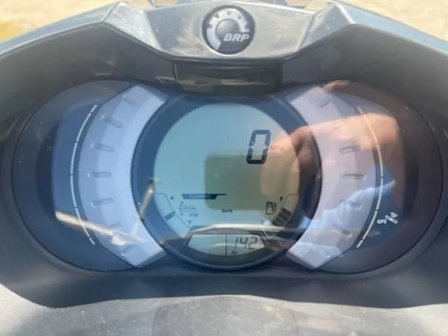 Slide: The Image of Close-up of 2012 Sea-Doo GTI SE 155 dashboard display. - 5