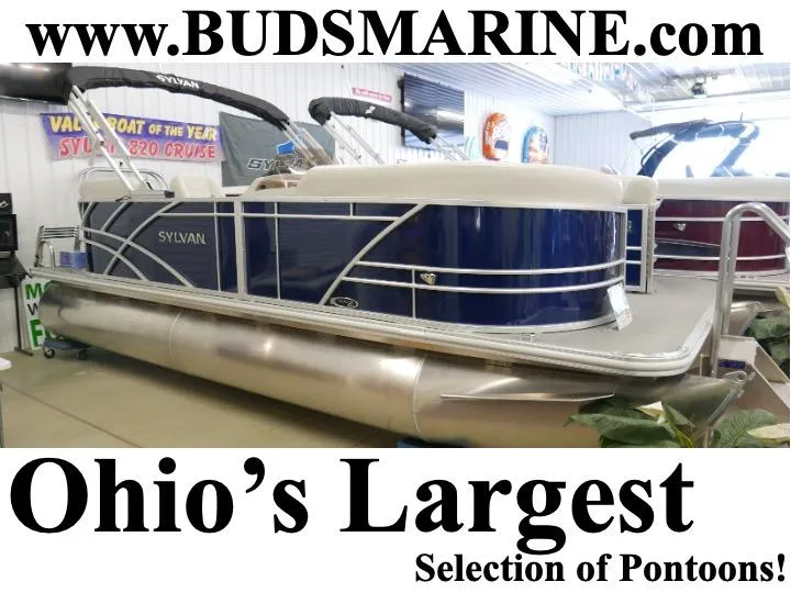 The Image of 2025 Sylvan Mirage 8520 LZ pontoon boat at Bud's Marine, Ohio's largest selection. - 0