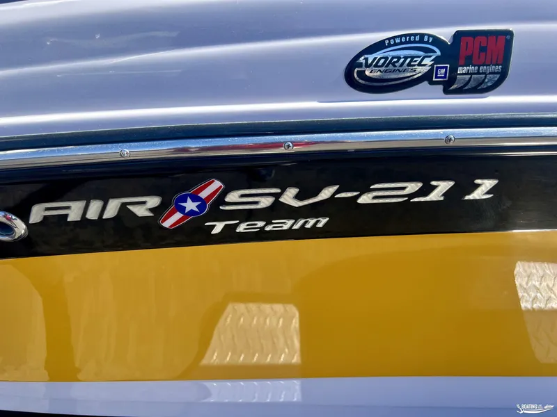 Slide: The Image of 2007 Nautique SV211 boat with Vortec engine badge and Air SV-211 Team logo. - 12