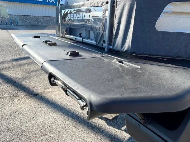 Slide: The Image of 2024 Sea-Doo Switch Cruise 21' 230HP rear deck, showcasing sleek design and functionality. - 10