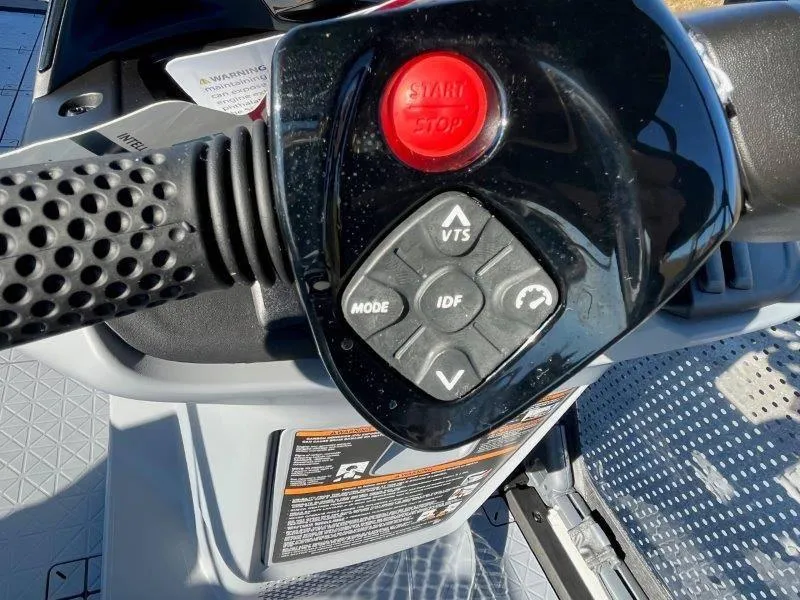 Slide: The Image of Close-up of 2024 Sea-Doo Switch Cruise 21' 230HP control panel with buttons. - 24