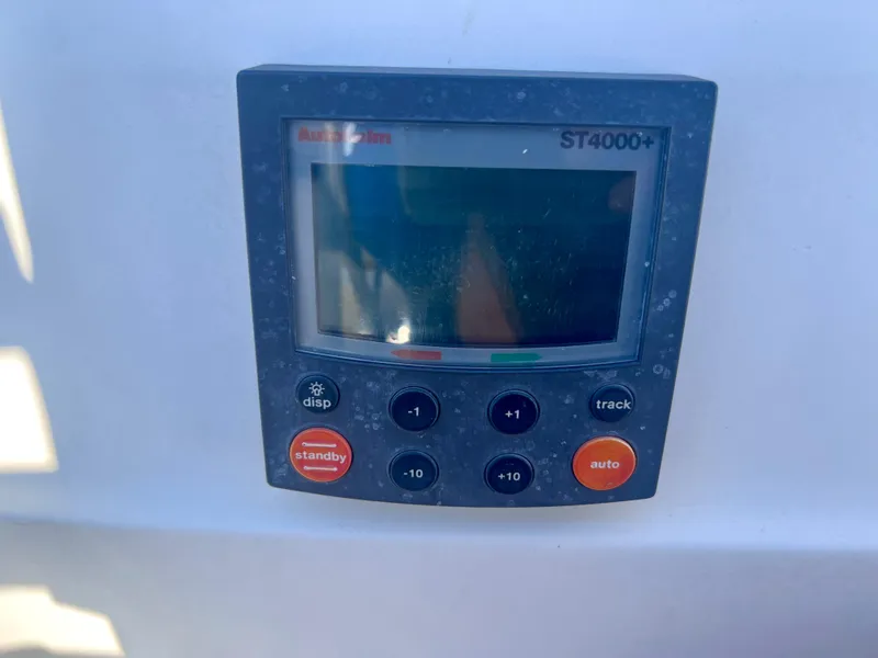 Slide: The Image of Autopilot control panel on a 1983 Catalina 36 sailboat. - 16