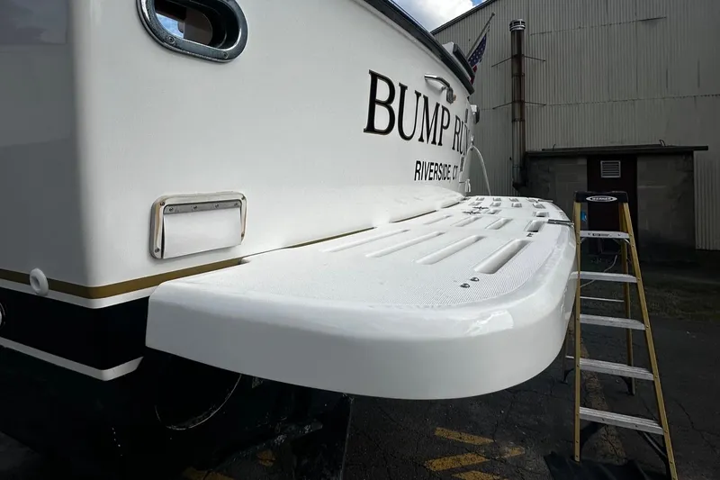 Slide: The Image of 1999 Tiara Yachts 43 Open boat stern with swim platform and ladder. - 4