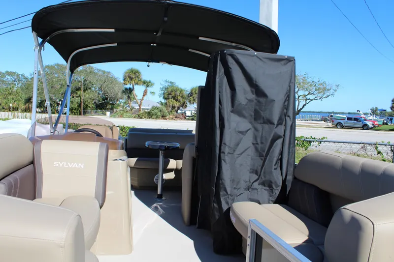 Slide: The Image of 2025 Sylvan 820 Cruise boat. - 3