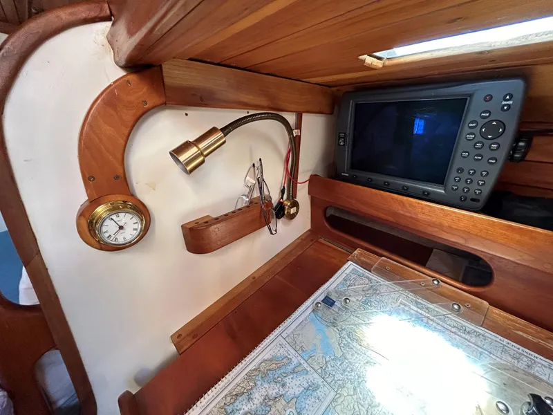 Slide: The Image of Herreshoff Nereia Molly's Cove 38' W/ FRP Hull! 1985 - 51