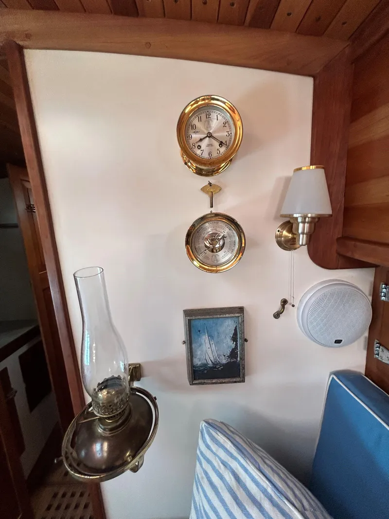 Slide: The Image of Herreshoff Nereia Molly's Cove 38' W/ FRP Hull! 1985 - 61