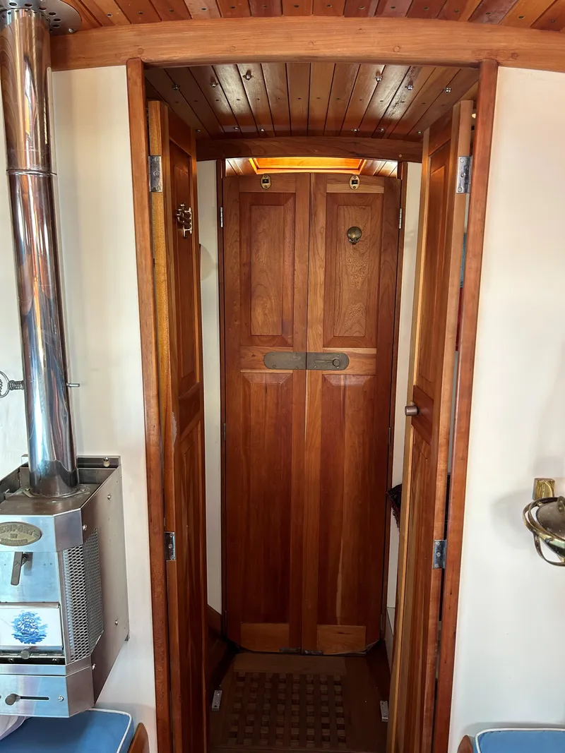 Slide: The Image of Herreshoff Nereia Molly's Cove 38' W/ FRP Hull! 1985 - 67