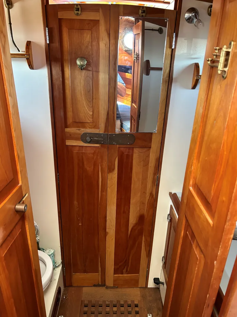 Slide: The Image of Herreshoff Nereia Molly's Cove 38' W/ FRP Hull! 1985 - 68