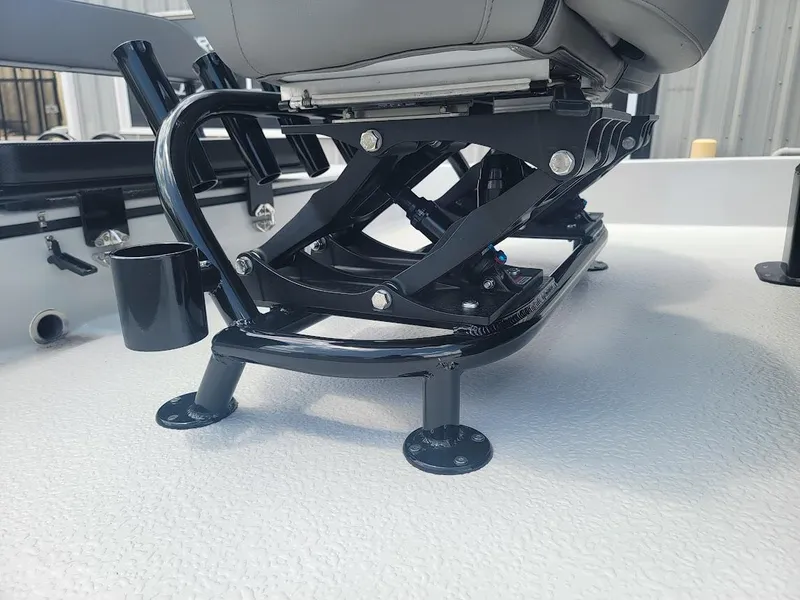 Slide: The Image of Adjustable seat base on 2025 SCB S22 boat deck. - 20