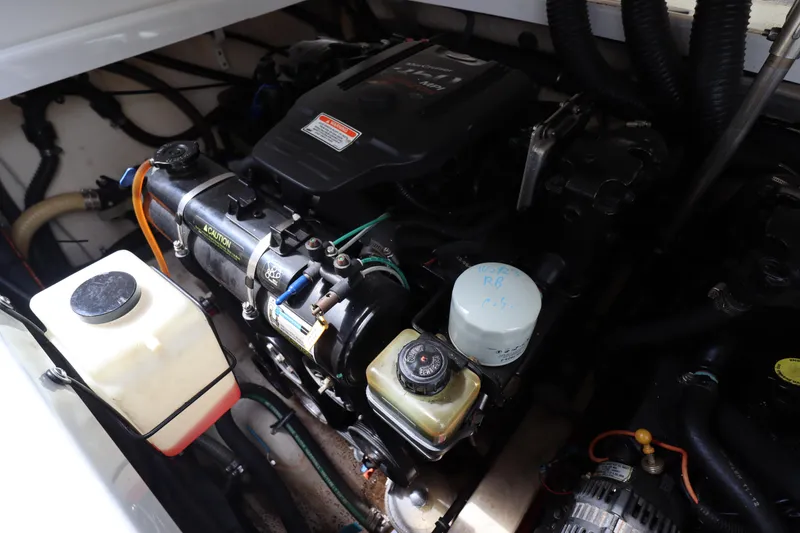 Slide: The Image of Engine compartment of a 2005 Formula 280 Bowrider boat. - 26