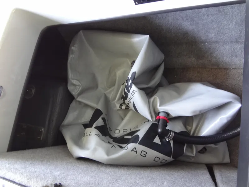 Slide: The Image of 2022 Sanger V237 S ballast bag in storage compartment. - 44