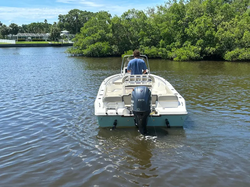 Slide: The Image of 2025 Key West 189 FS boat navigating a serene waterway. - 4