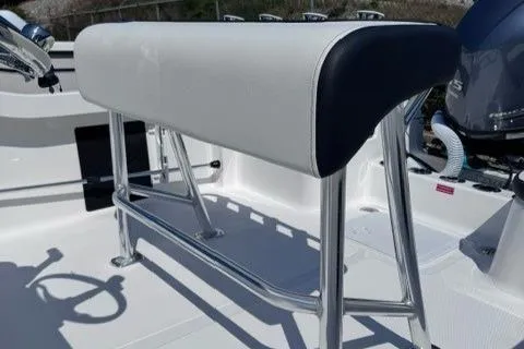 Slide: The Image of 2025 Tidewater 180 CC Adventure boat seating and console detail. - 4