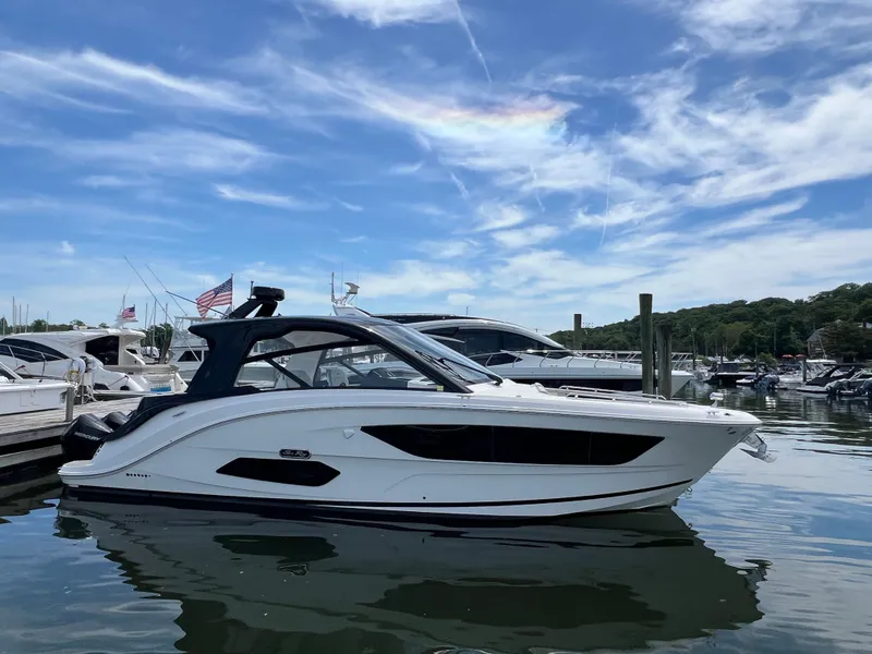 Slide: The Image of Sea Ray Sundancer 370 Outboard 2023 - 2