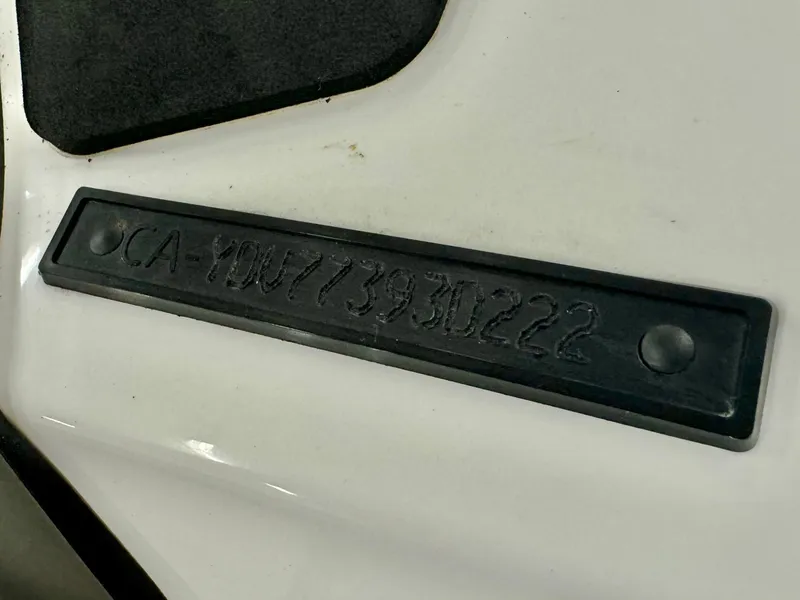 Slide: The Image of Yamaha WaveRunner Fish Pro Scout 130, 2022, hull identification number plate. - 14