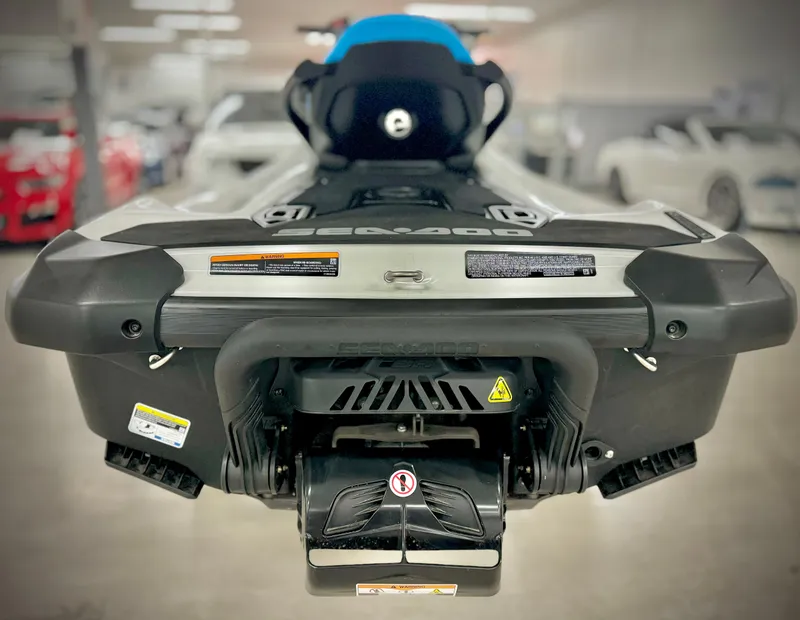 Slide: The Image of 2022 Yamaha WaveRunner Fish Pro Scout 130, rear view in showroom. - 6