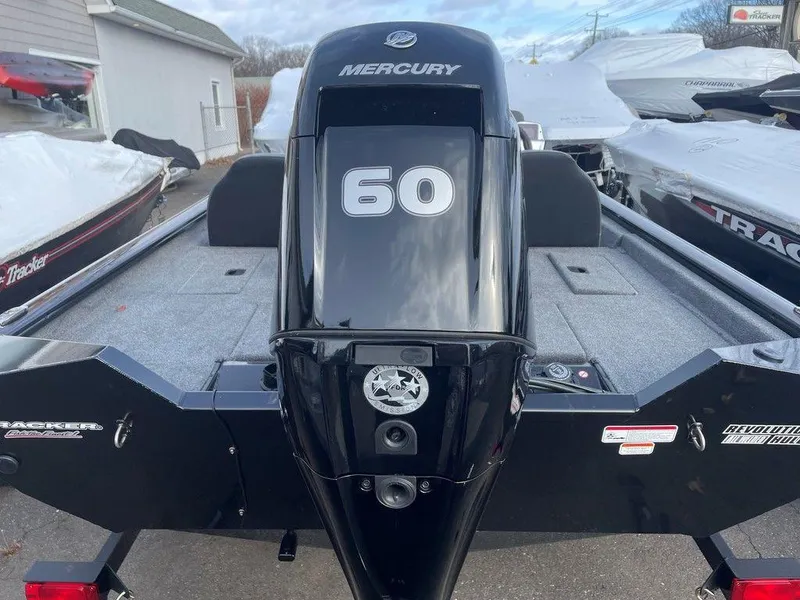 Slide: The Image of 2025 Tracker Pro Team 175 TXW® with Mercury 60 engine, rear view. - 5