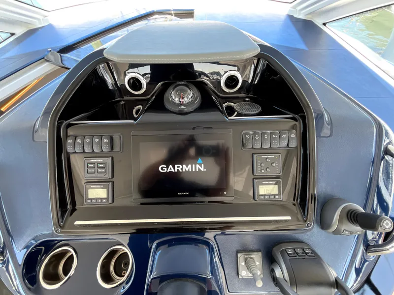 Slide: The Image of 2023 Beneteau Gran Turismo 41 helm with Garmin navigation system. - 36