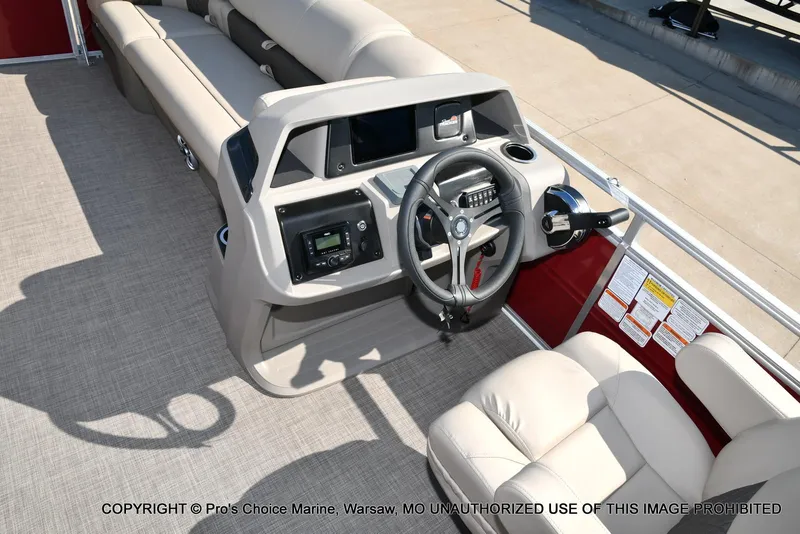 Slide: The Image of Sun Tracker Party Barge 22 DLX w/150 Mercury 4 Stroke 2025 - 17