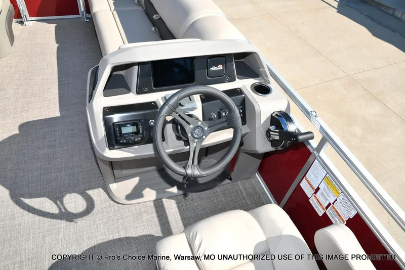 Slide: The Image of Sun Tracker Party Barge 22 DLX w/150 Mercury 4 Stroke 2025 - 18