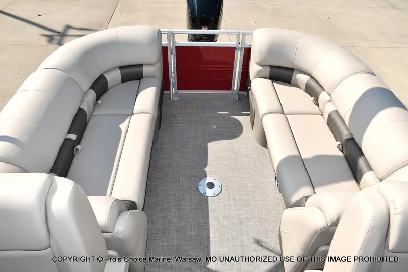 Slide: The Image of Sun Tracker Party Barge 22 DLX w/150 Mercury 4 Stroke 2025 - 25