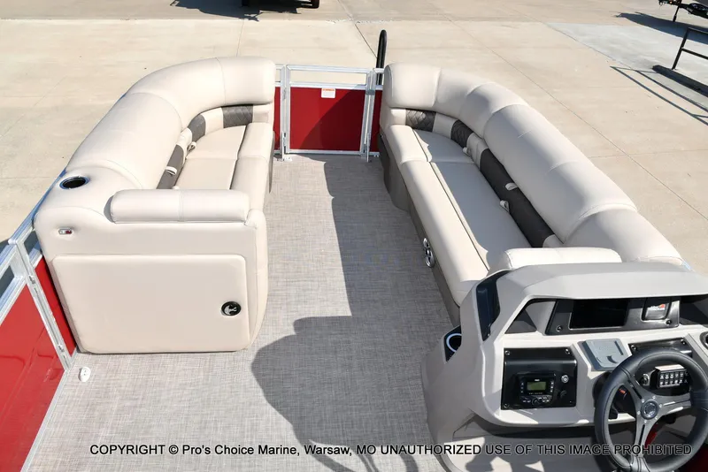 Slide: The Image of Sun Tracker Party Barge 22 DLX w/150 Mercury 4 Stroke 2025 - 41