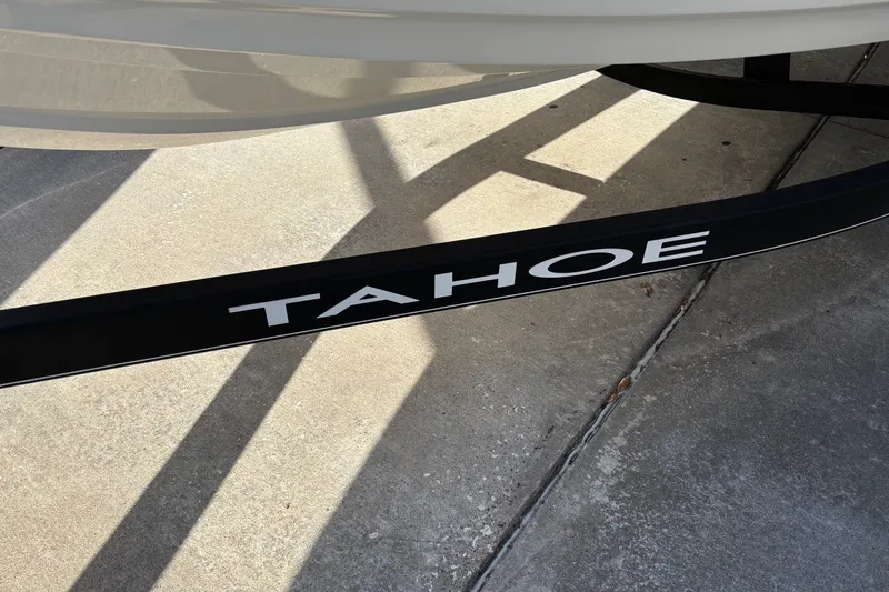 Slide: The Image of 2024 Tahoe 185 S boat trailer on concrete surface. - 8