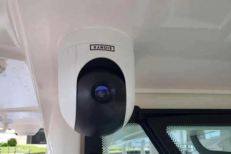 Slide: The Image of Security camera installed on 2023 Caymas 341 CC boat ceiling. - 4