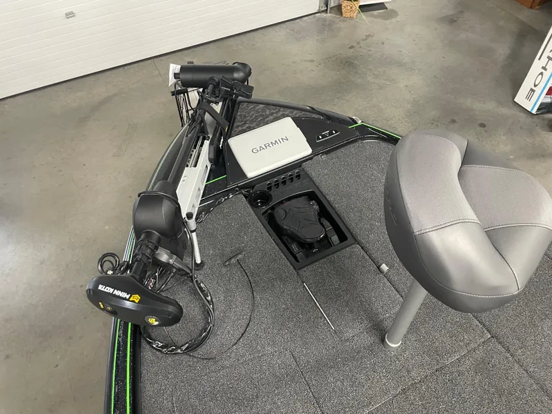 Slide: The Image of 2025 Nitro Z20 XL Pro boat with Garmin system and comfortable seating. - 7