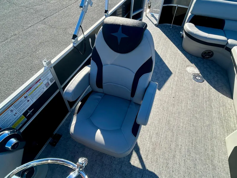 Slide: The Image of 2024 Berkshire 24CL LE 2.75 boat interior with comfortable seating and modern design. - 16
