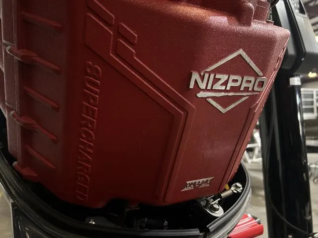 Slide: The Image of Close-up of Nizpro supercharged engine on 2023 Skeeter FXR21 with Yamaha 250 SHO. - 20