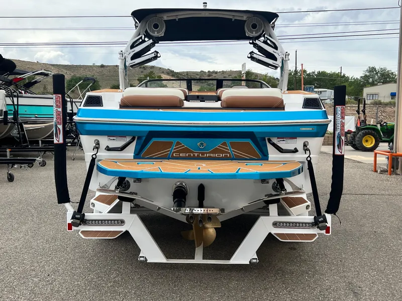 Slide: The Image of Large swim platform on the back of the boat - 2