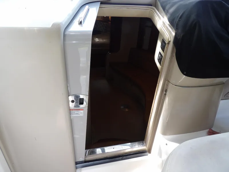 Slide: The Image of 2005 Sea Ray 360 Sundancer cabin entrance with open door. - 39