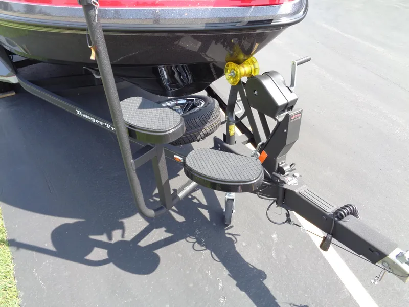 Slide: The Image of 2023 Ranger 2080MS A Pack boat trailer with dual step platforms. - 14