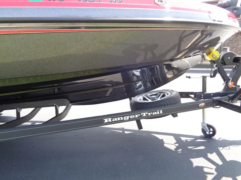 Slide: The Image of 2023 Ranger 2080MS A Pack boat on Ranger Trail trailer. - 16