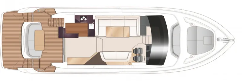 Slide: The Image of Manufacturer Provided Image: Manufacturer Provided Image: Princess 55 Upper Deck Layout Plan - 82