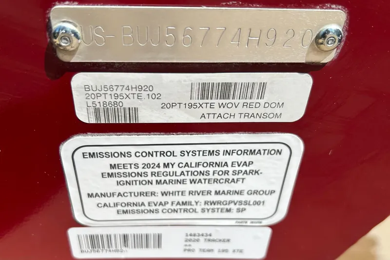 Slide: The Image of Tracker Pro Team 195XTE 2020 - 6